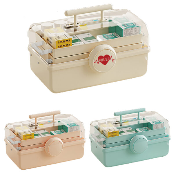 Three-Layer Medicine Storage Box for Moisture Proof