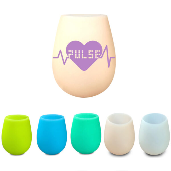 11oz Durable Silicone Cooling Wine Cup