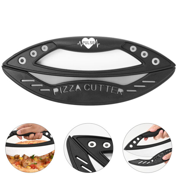 Stainless Steel Semi-Circular Non-Slip Pizza Cutter