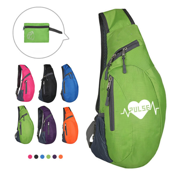 Outdoor Foldable Single Shoulder Crossbody Bag for Hiking