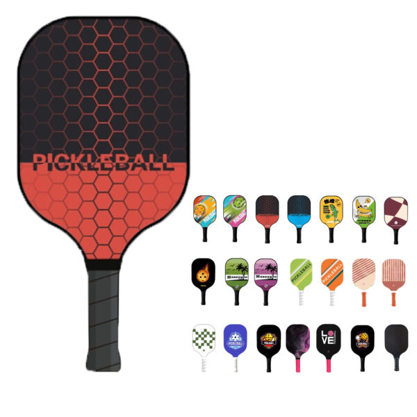 Fiberglass Non-Slip Pickleball Racket Control and Power