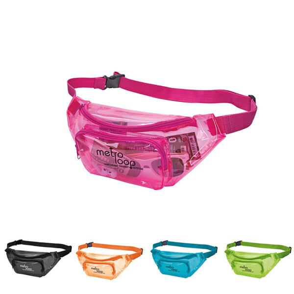 Waterproof Clear Fanny Packs for Hiking Concert and Travel