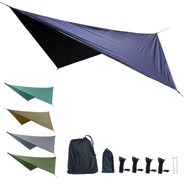 Diamond Shaped Outdoor Camping Tent Canopy for Shade and Rain