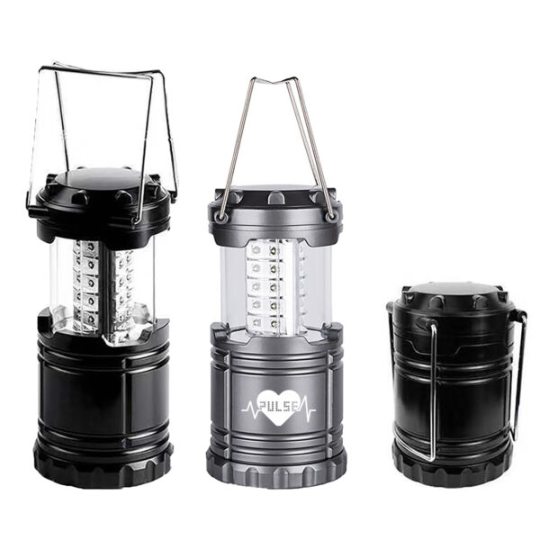 3 AA Power COB LED Camping Lantern Waterproof Collapsible