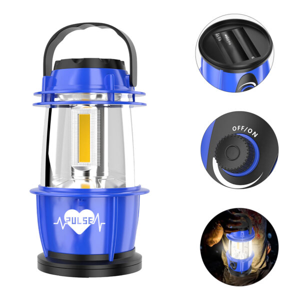 COB Camping Lantern 3AA Battery Water Resistant Emergency