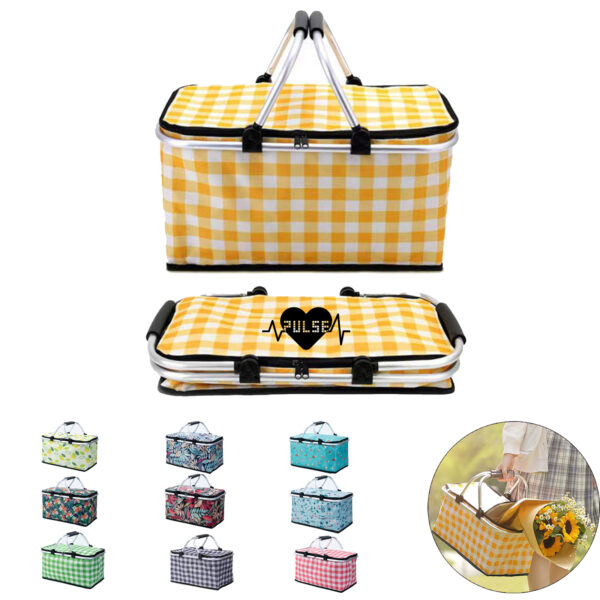 Portable Picnic Basket for Heat Preservation and Camping