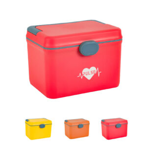 Plastic Medical Kits with Compartments for First Aid